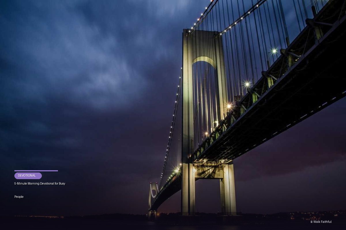 5-Minute Morning Devotional for Busy People