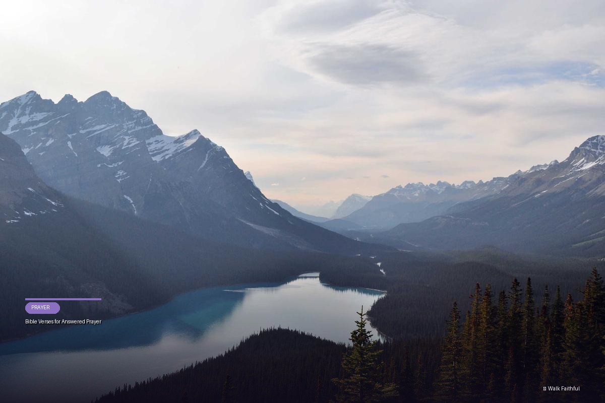 Bible Verses for Answered Prayer