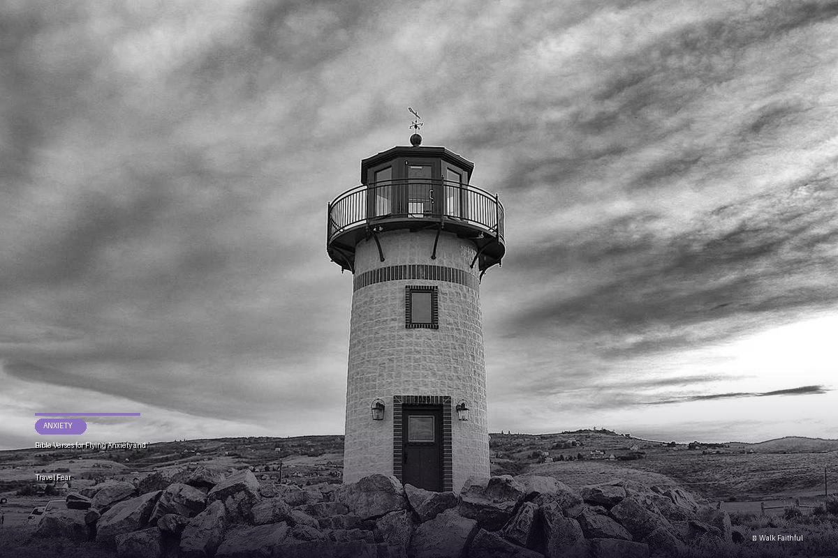 Bible Verses for Flying Anxiety and Travel Fear