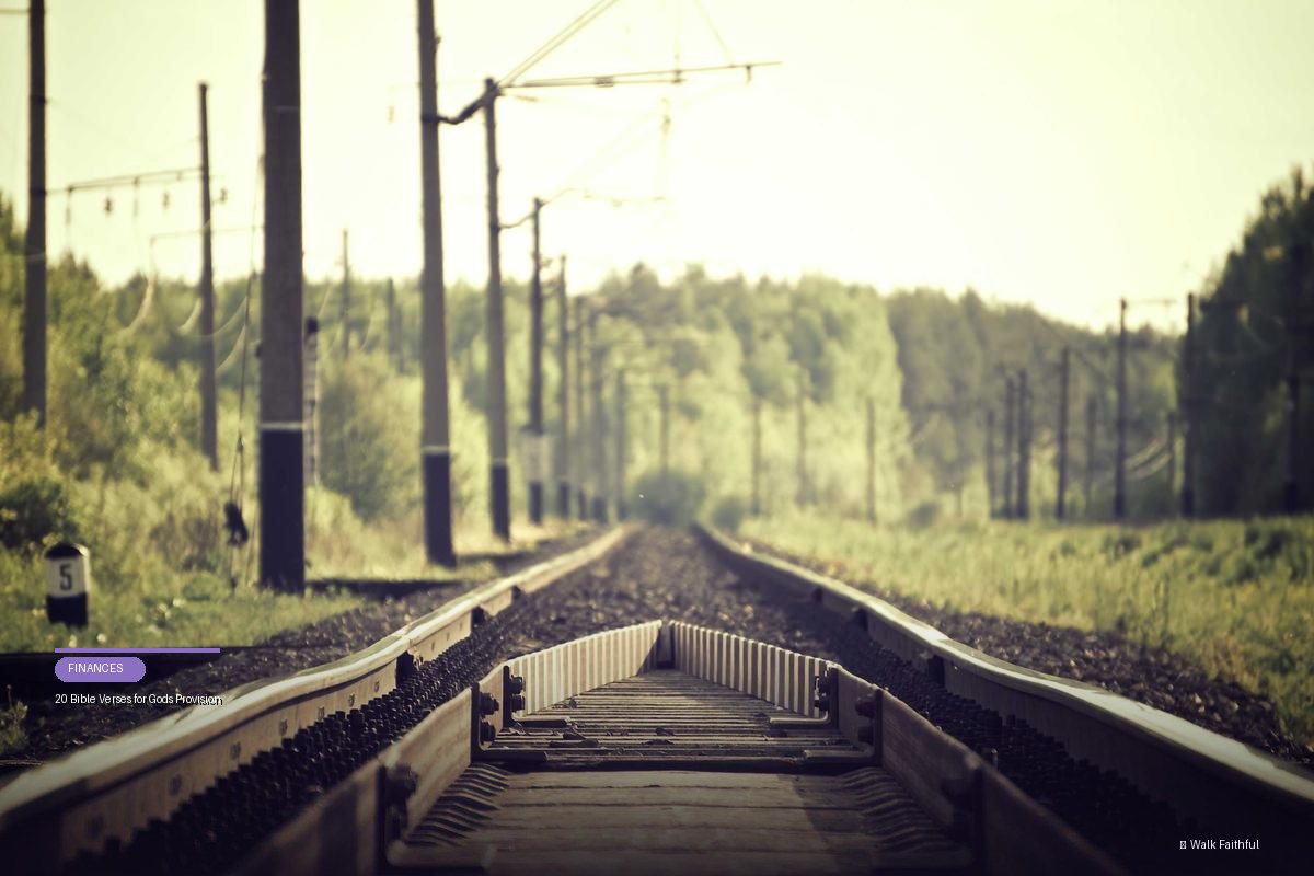 20 Bible Verses for God’s Provision