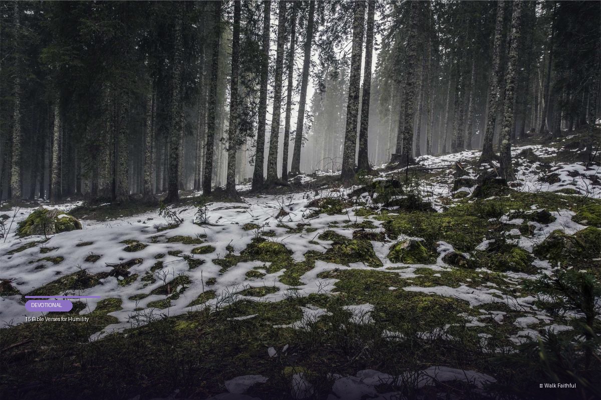 15 Bible Verses for Humility