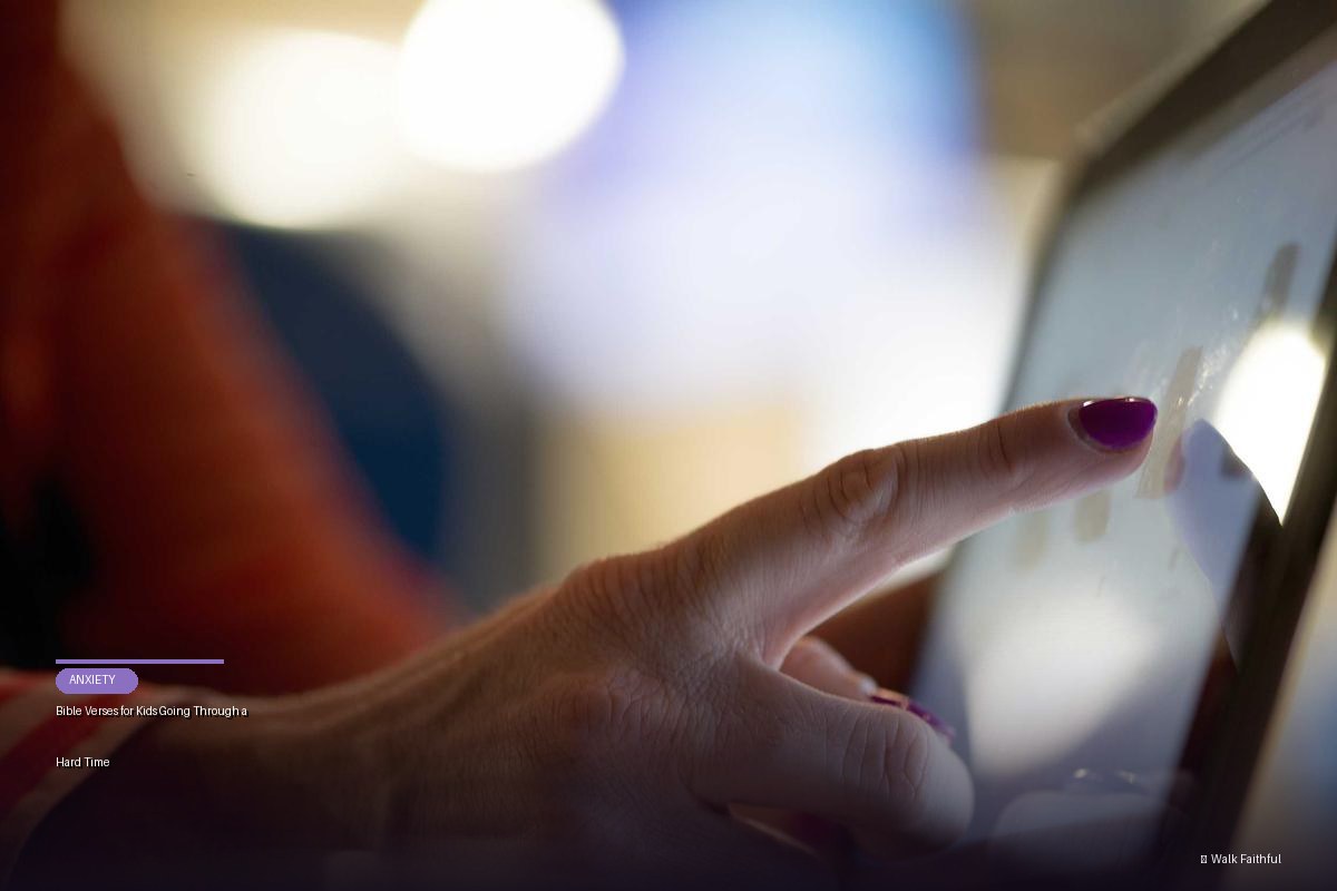 Bible Verses for Kids Going Through a Hard Time