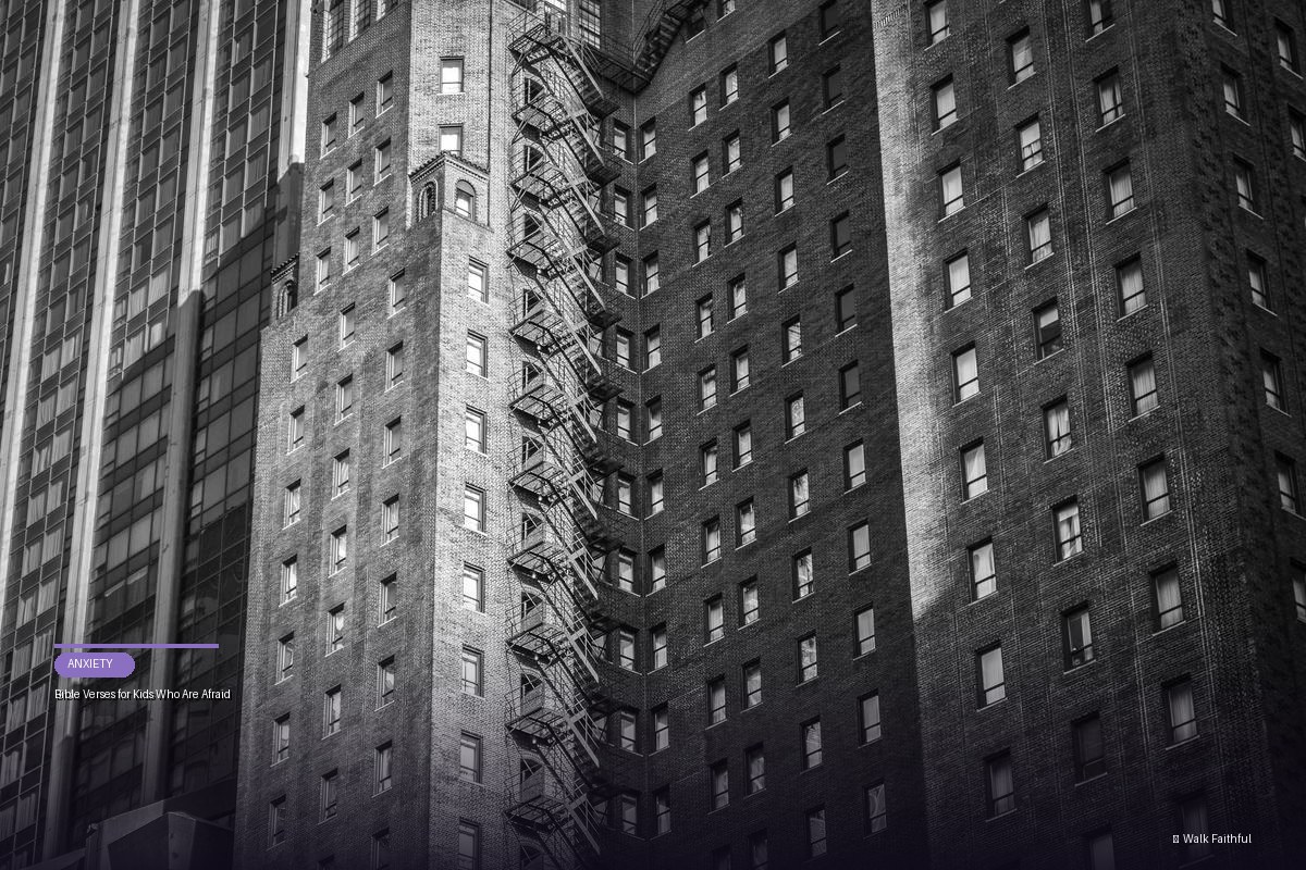 Bible Verses for Kids Who Are Afraid