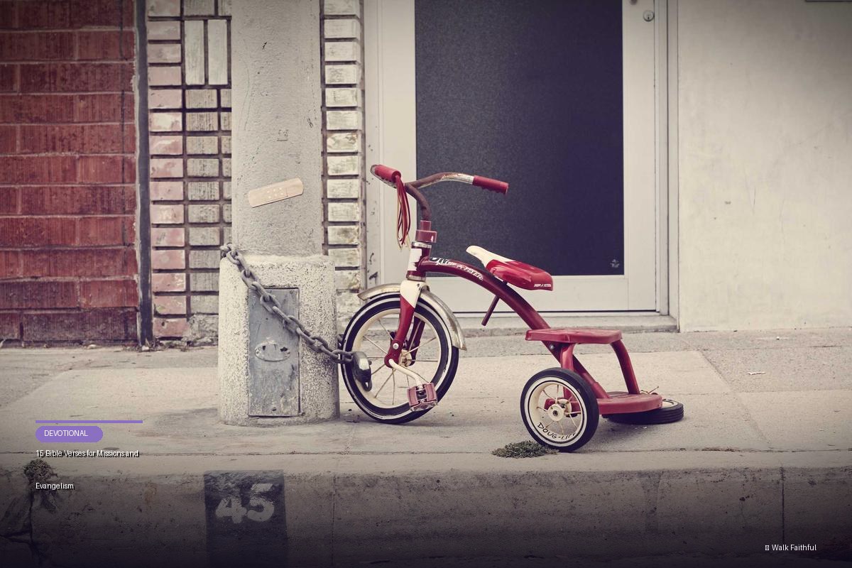 15 Bible Verses for Missions and Evangelism