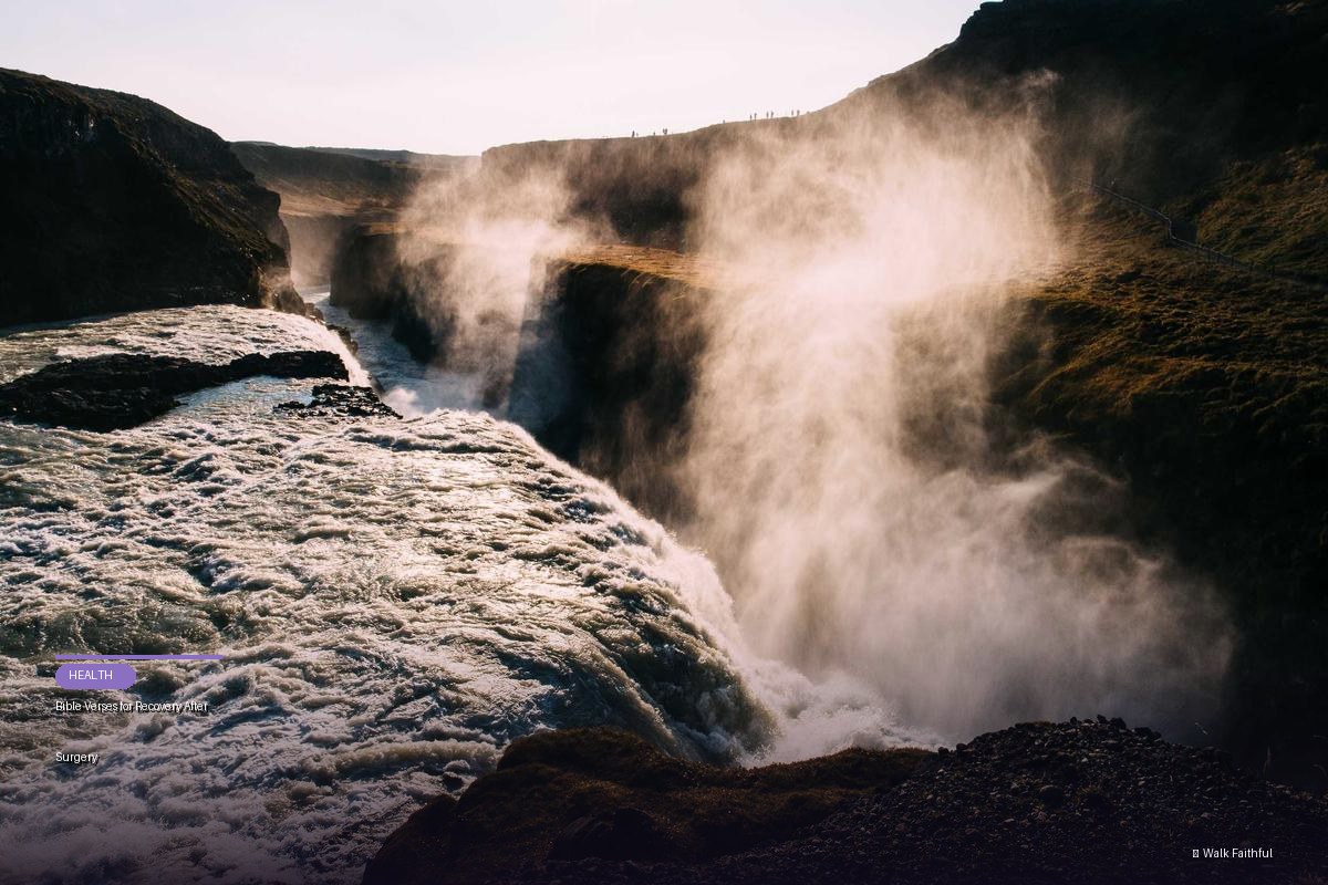 Bible Verses for Recovery After Surgery