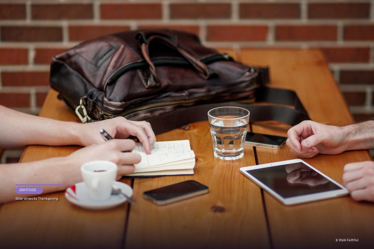 Bible Verses for Thanksgiving