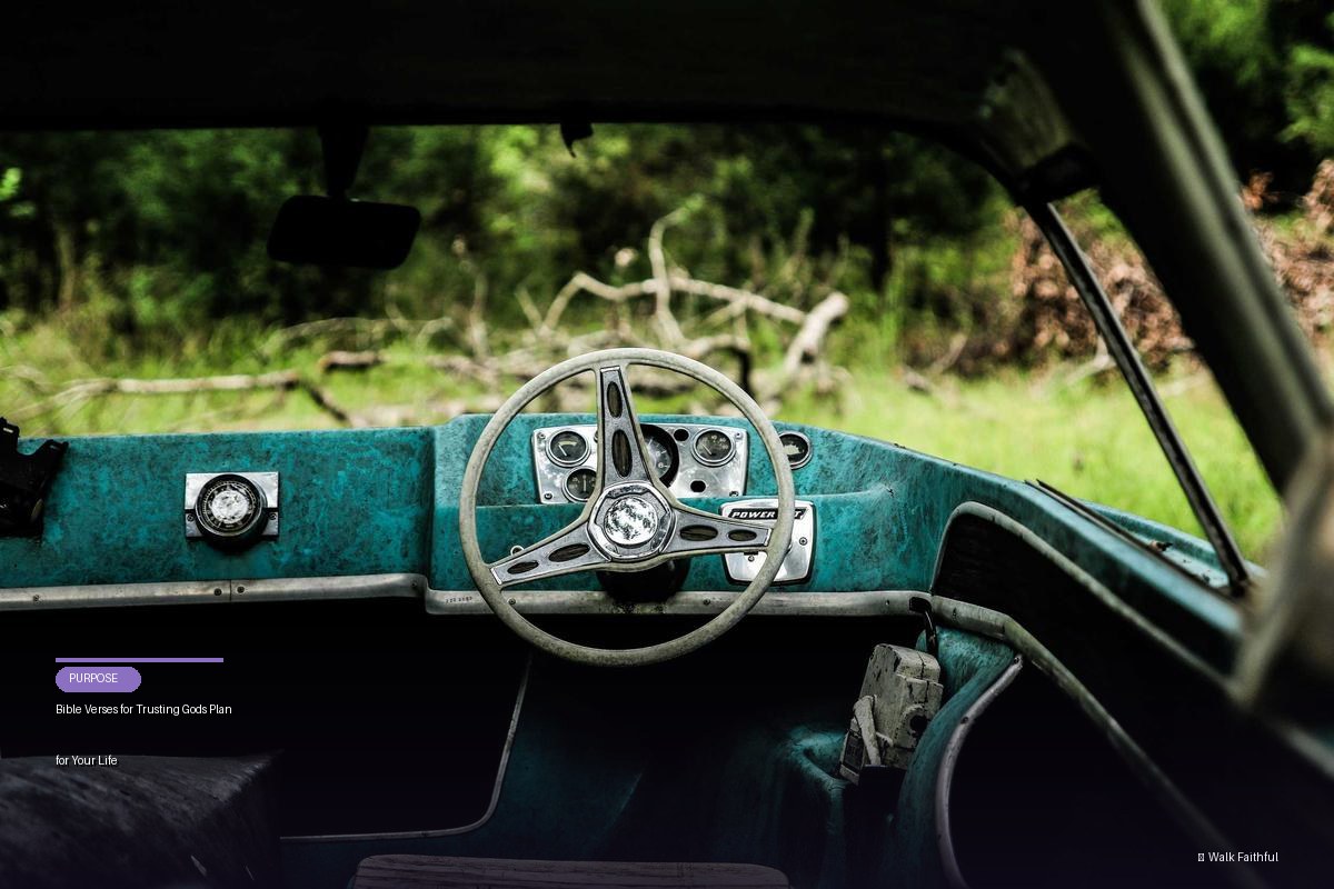 Bible Verses for Trusting God’s Plan for Your Life