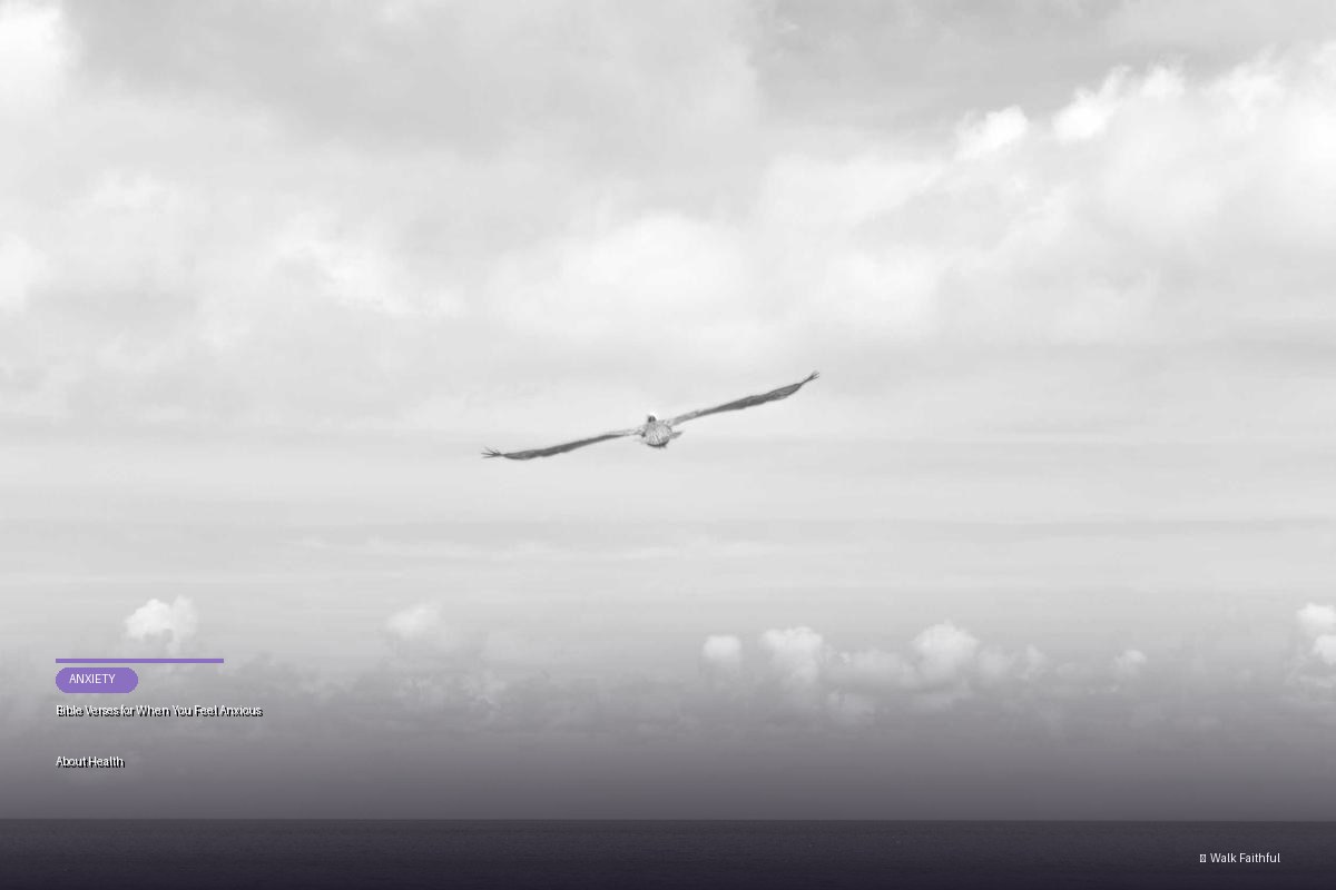 Bible Verses for When You Feel Anxious About Health