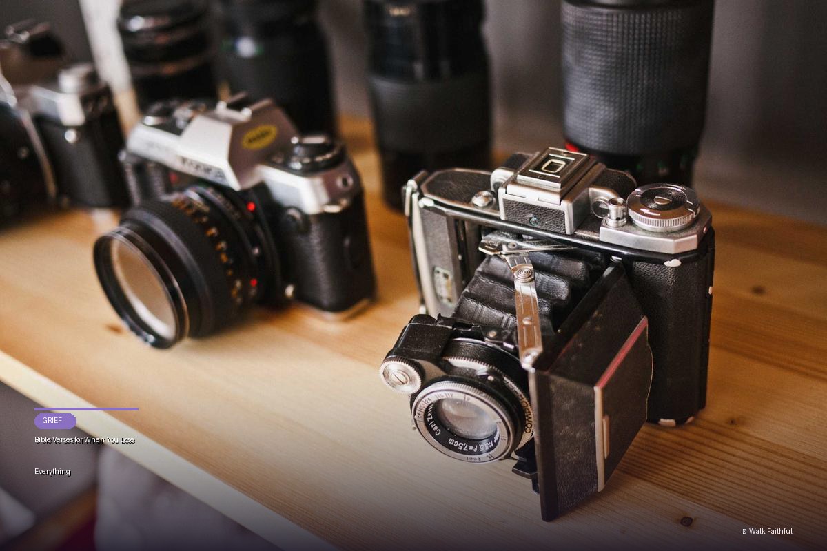 Bible Verses for When You Lose Everything