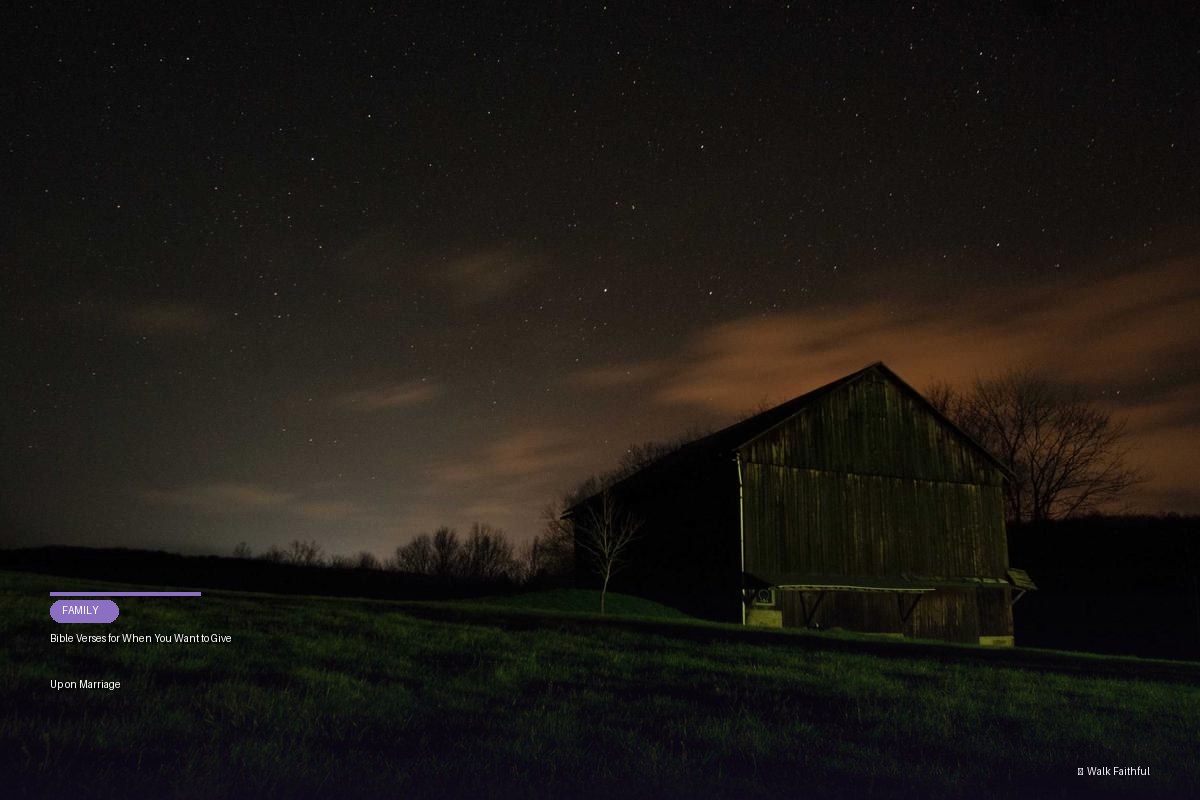 Bible Verses for When You Want to Give Up on Marriage