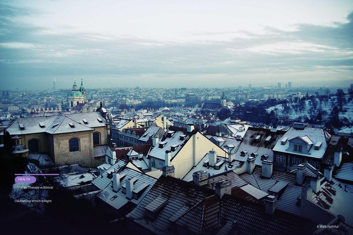 Christian Therapy vs Biblical Counseling Which Is Right