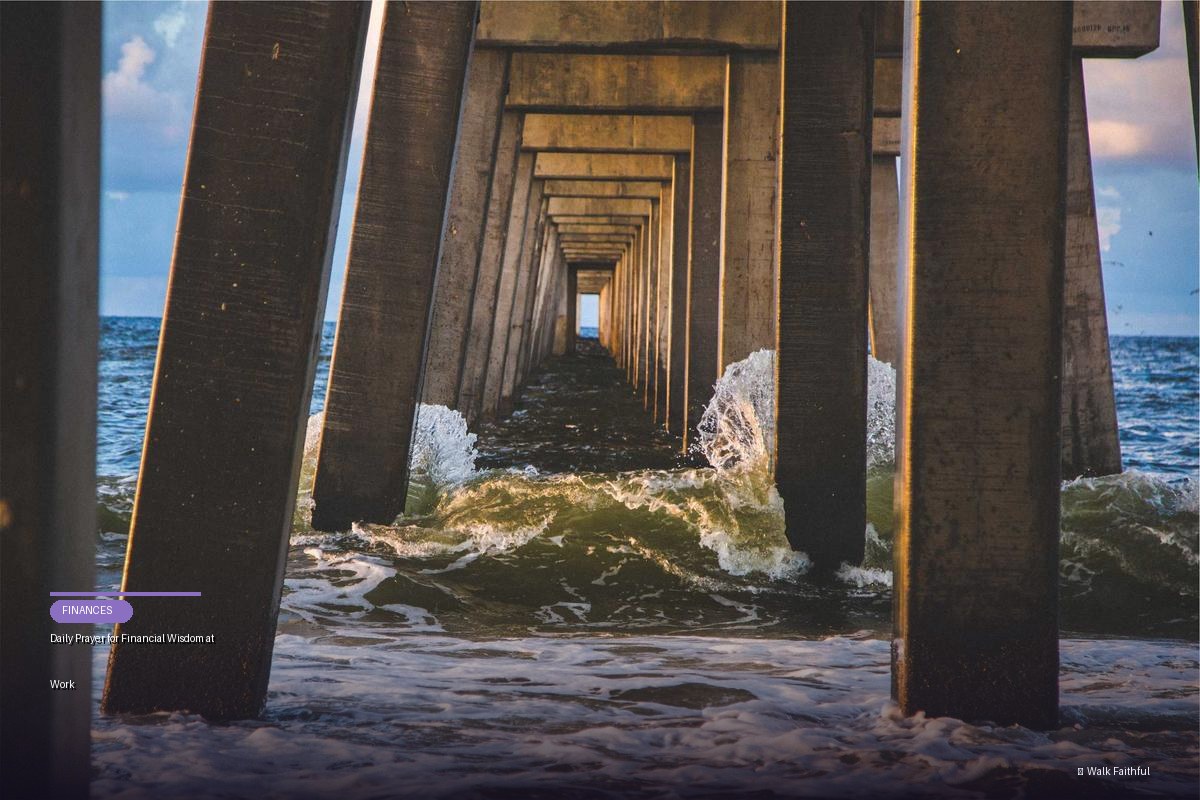 Daily Prayer for Financial Wisdom at Work