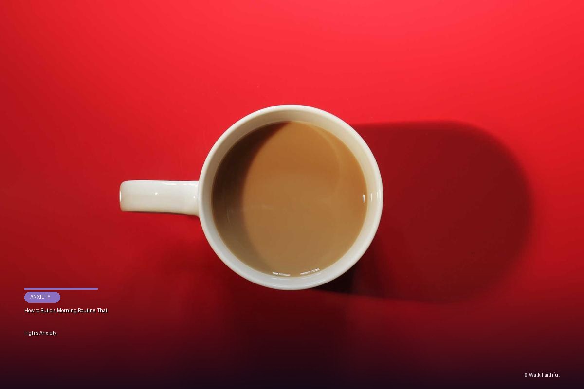 How to Build a Morning Routine That Fights Anxiety