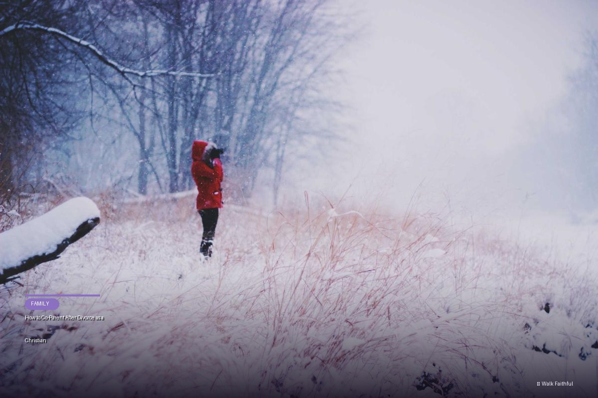 How to Co-Parent After Divorce as a Christian