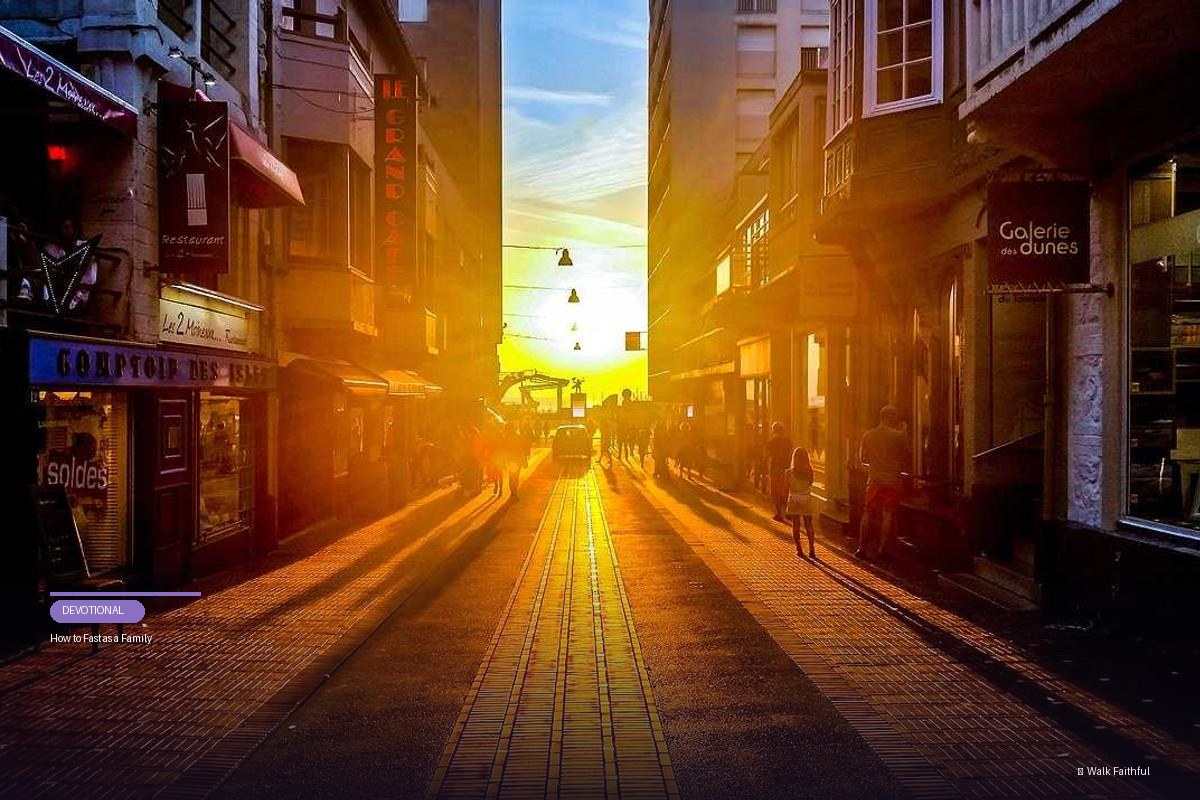 How to Fast as a Family