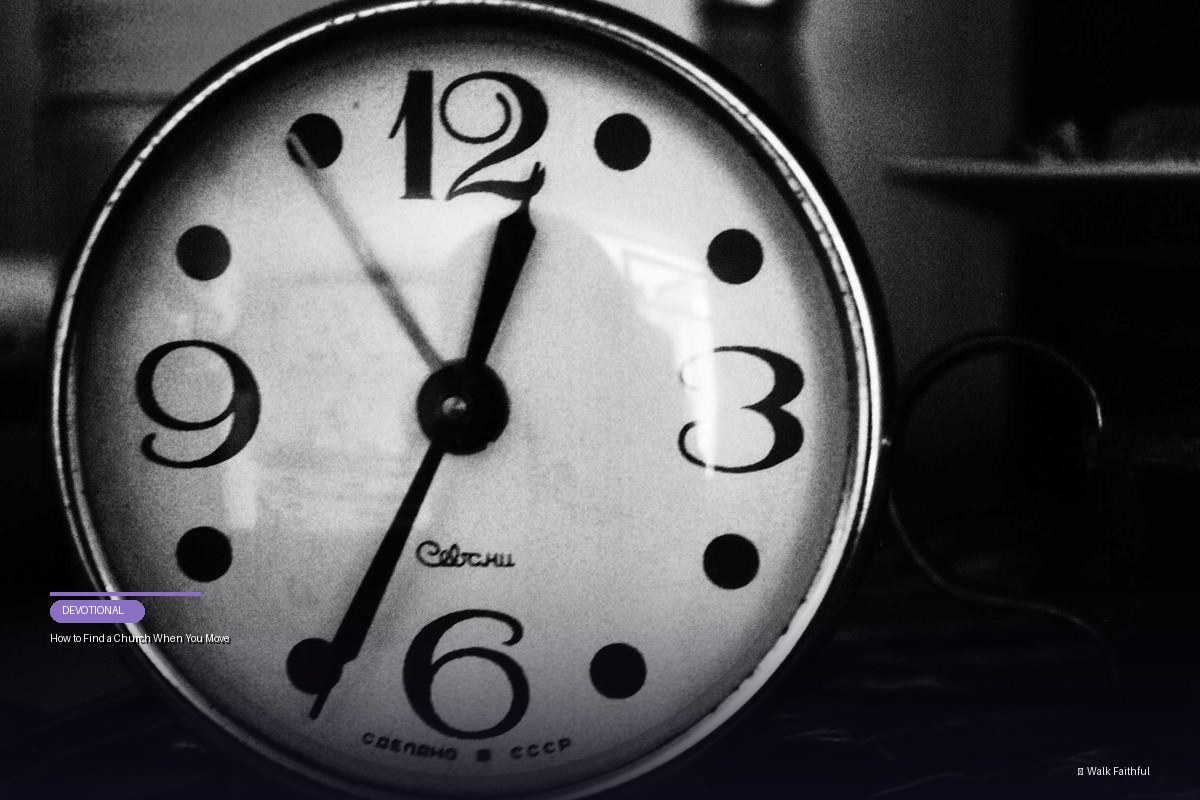 How to Find a Church When You Move