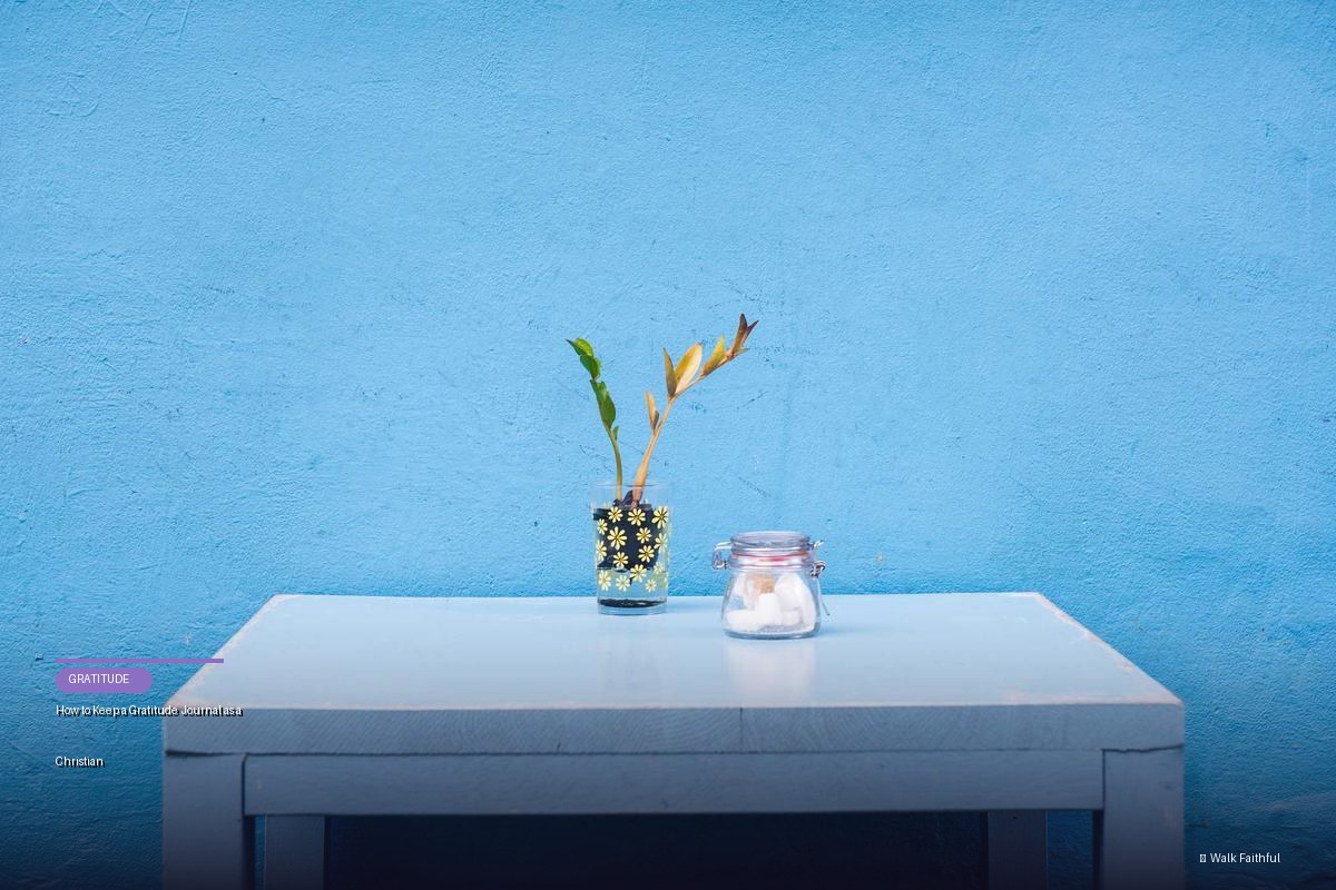 How to Keep a Gratitude Journal as a Christian