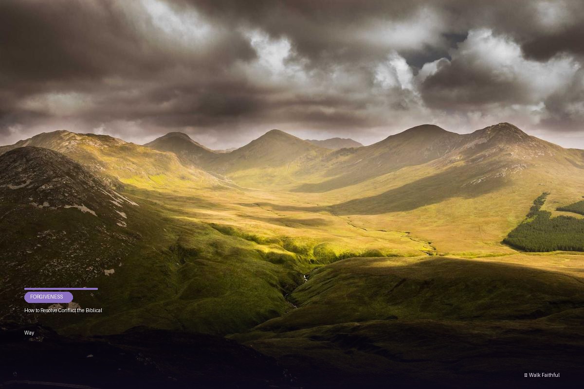 How to Resolve Conflict the Biblical Way