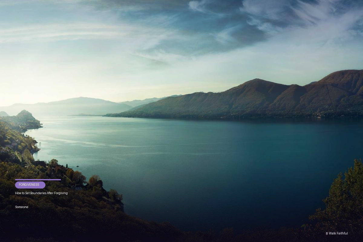 How to Set Boundaries After Forgiving Someone