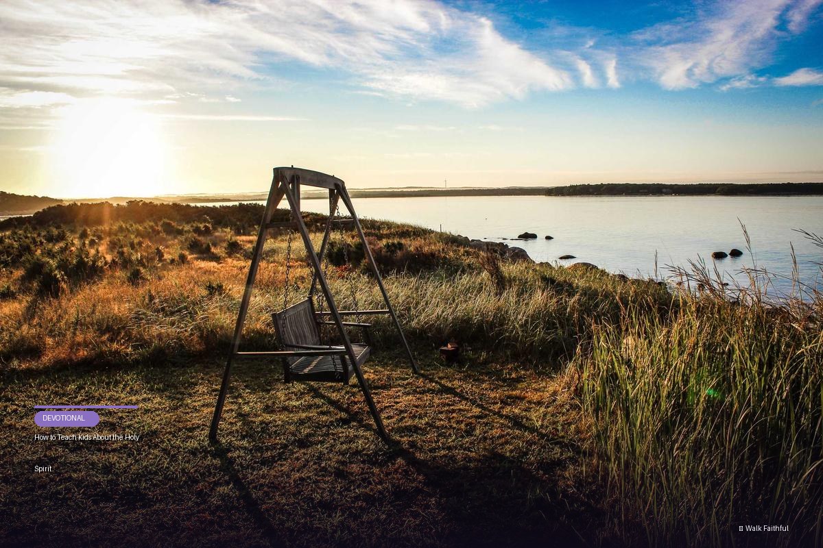 How to Teach Kids About the Holy Spirit