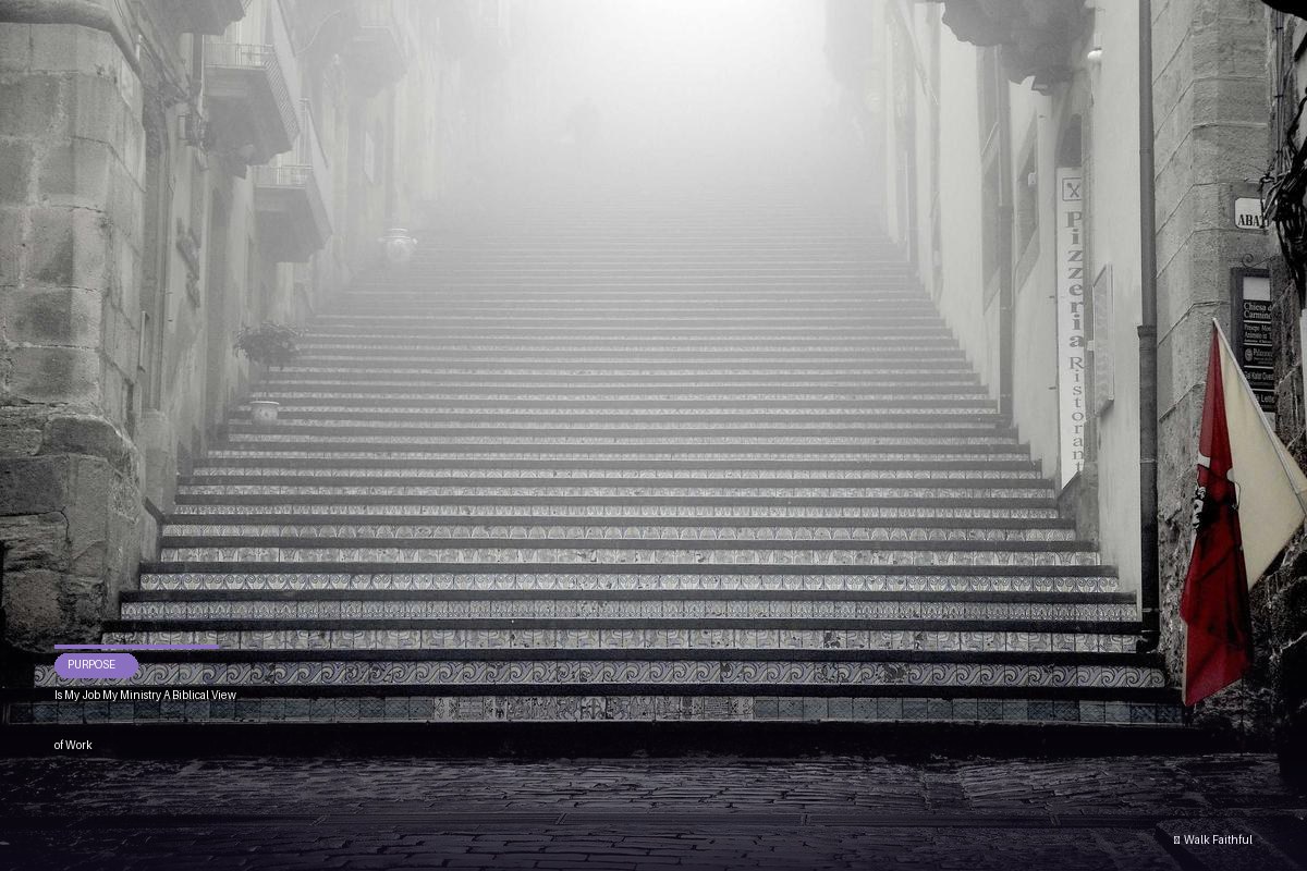 Is My Job My Ministry A Biblical View of Work