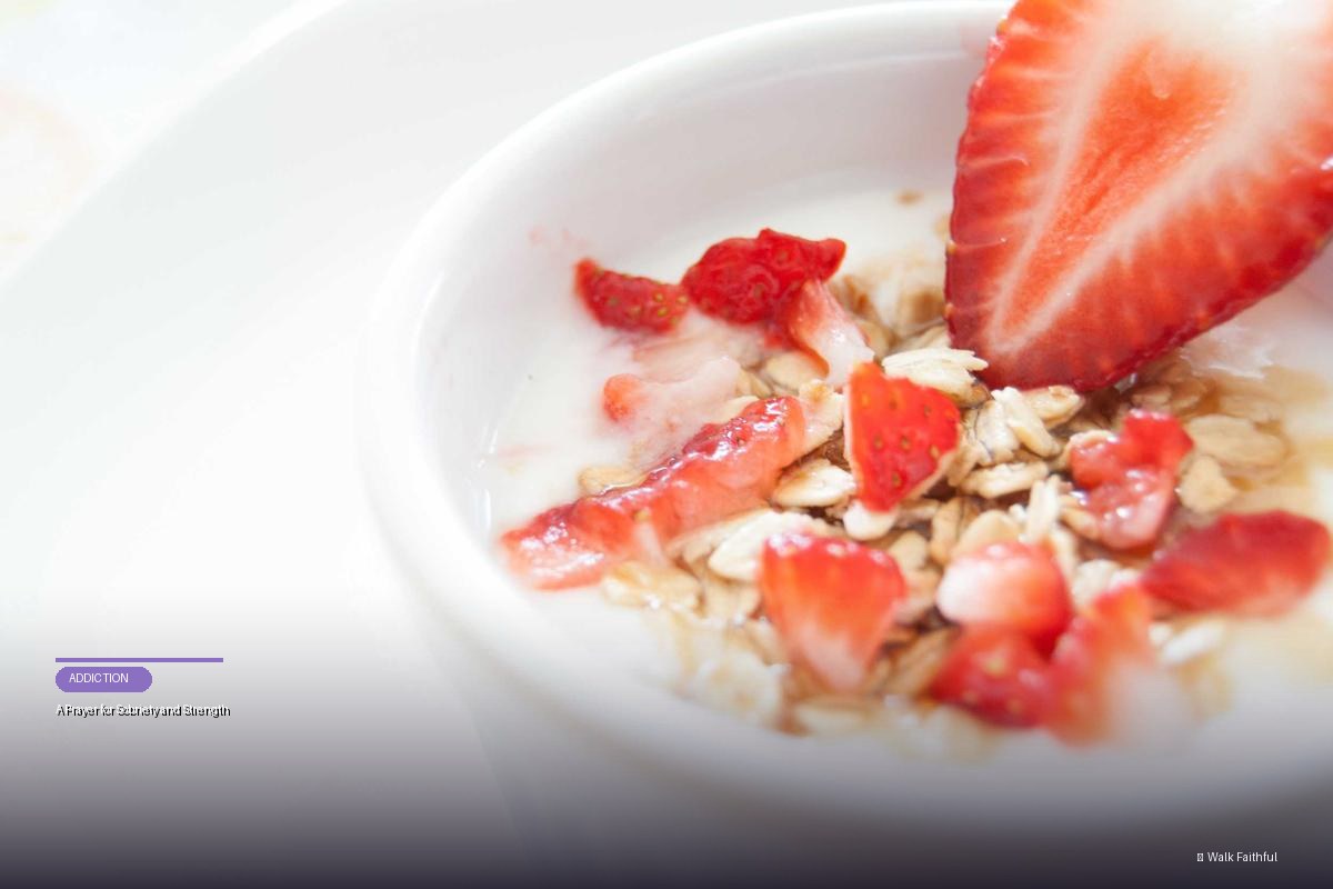 A Prayer for Sobriety and Strength