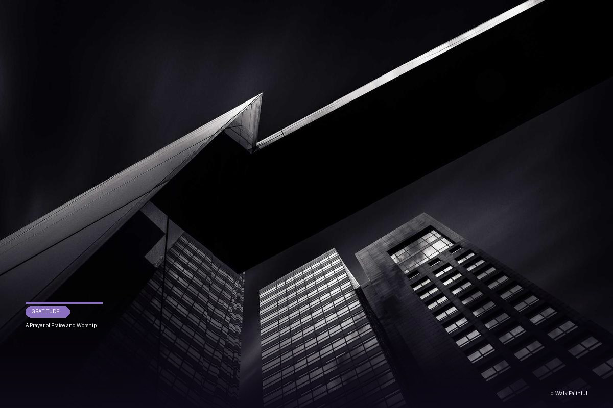 A Prayer of Praise and Worship