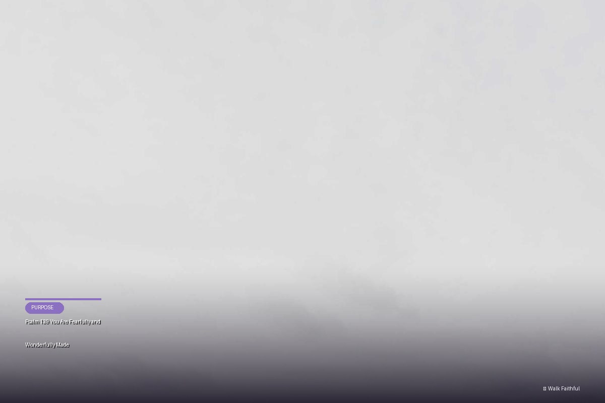 Psalm 139 You Are Fearfully and Wonderfully Made