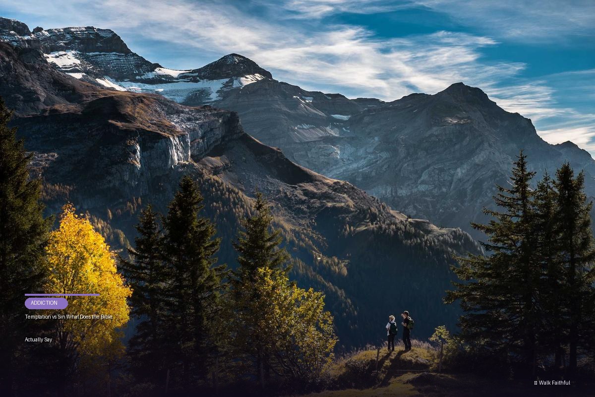 Temptation vs Sin What Does the Bible Actually Say