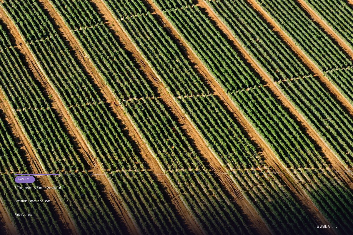 A Thanksgiving Family Devotional: Gratitude, Grace, and God’s Faithfulness