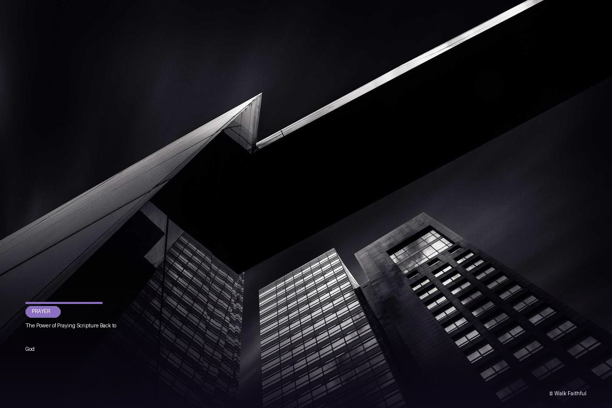 The Power of Praying Scripture Back to God