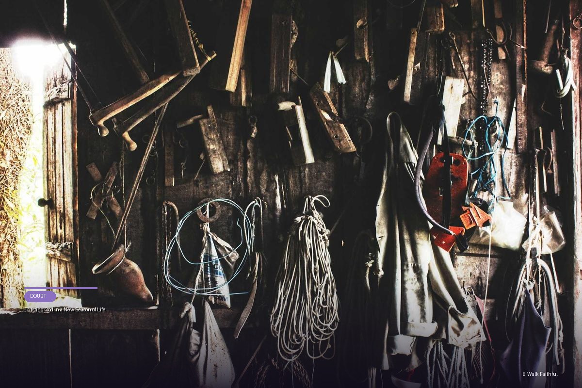 Trusting God in a New Season of Life