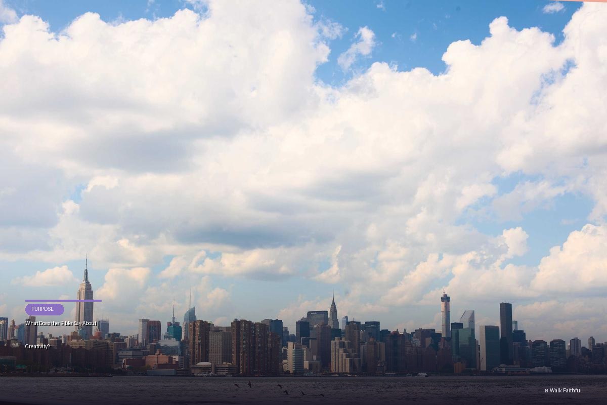 What Does the Bible Say About Creativity?