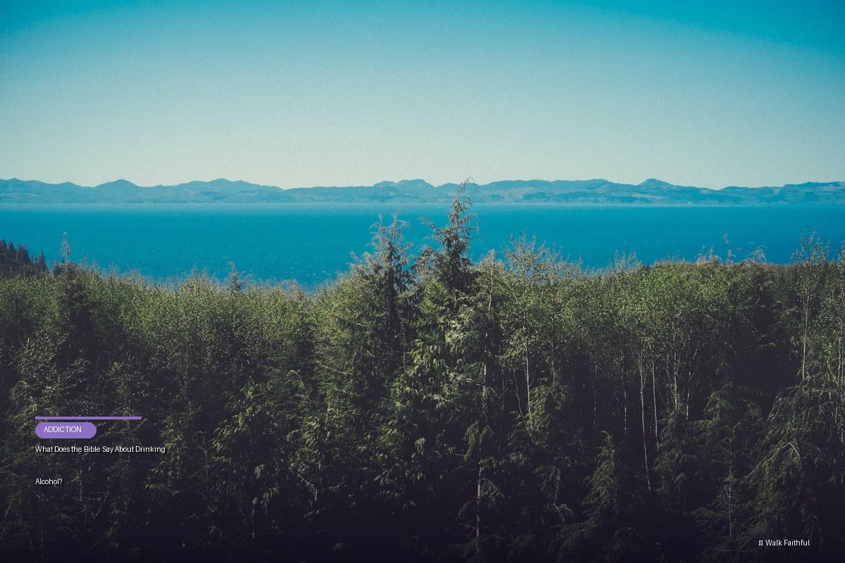 What Does the Bible Say About Drinking Alcohol?