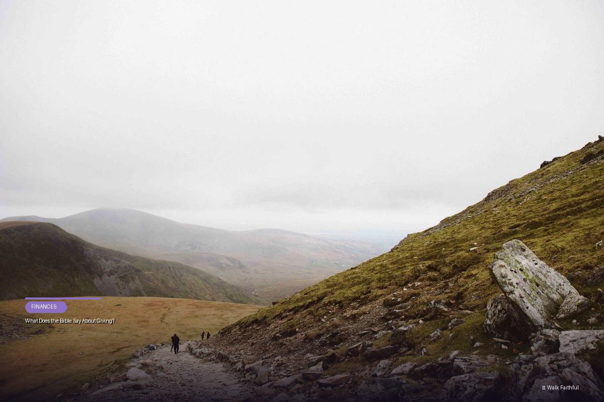 What Does the Bible Say About Giving?