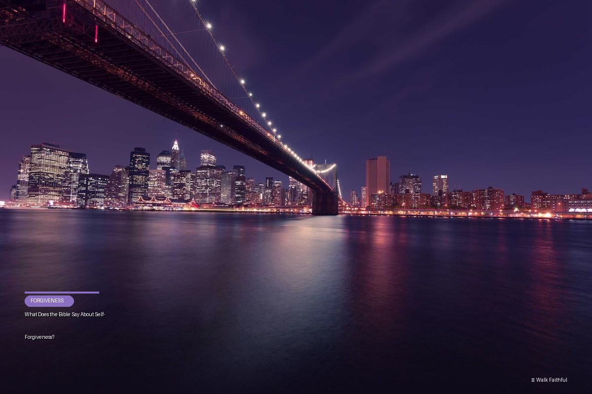 What Does the Bible Say About Self-Forgiveness?