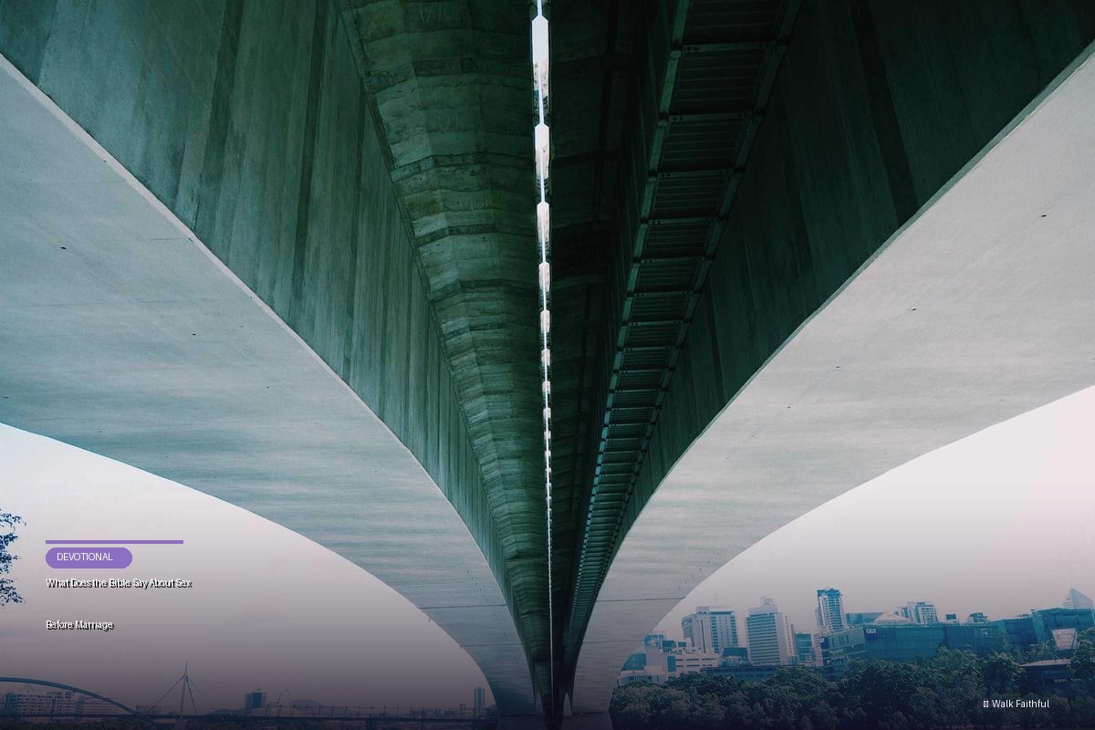 What Does the Bible Say About Sex Before Marriage