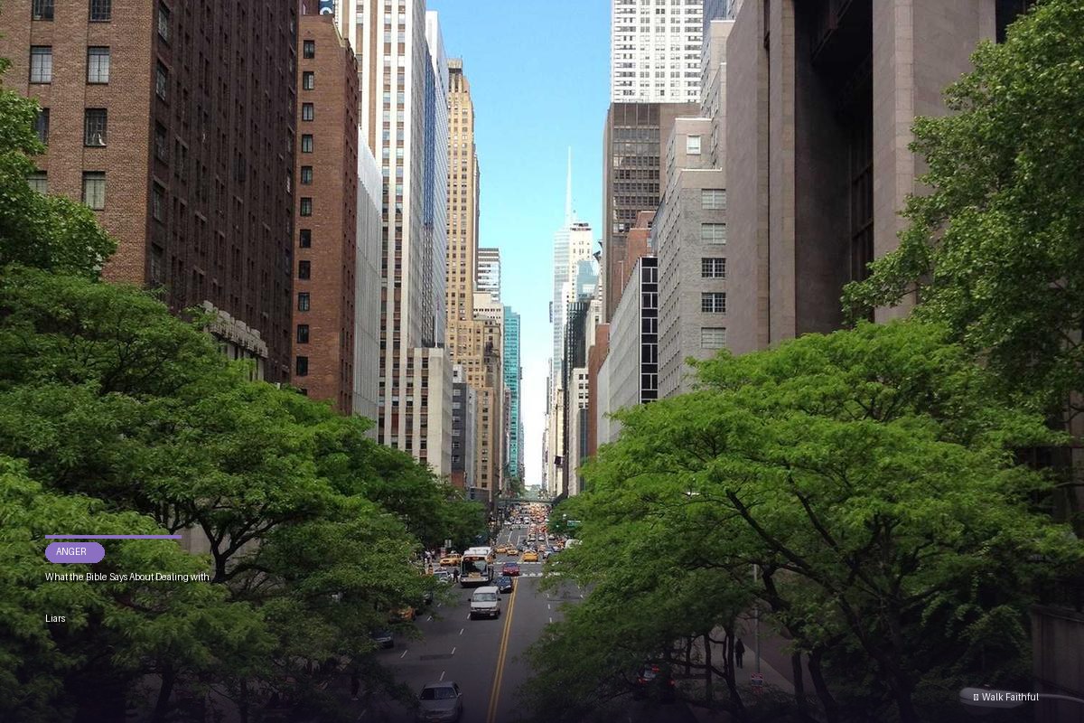 What the Bible Says About Dealing with Liars