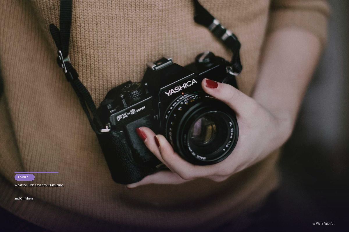 What the Bible Says About Discipline and Children