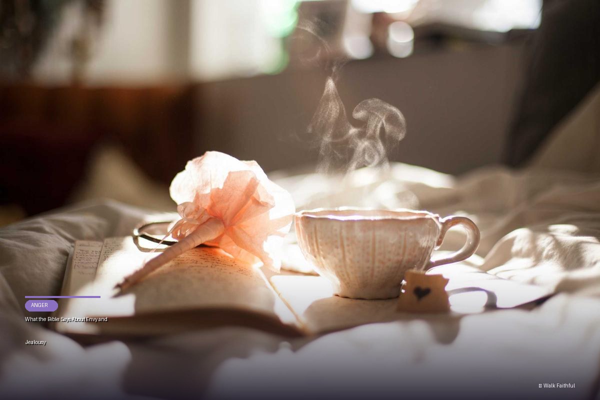 What the Bible Says About Envy and Jealousy