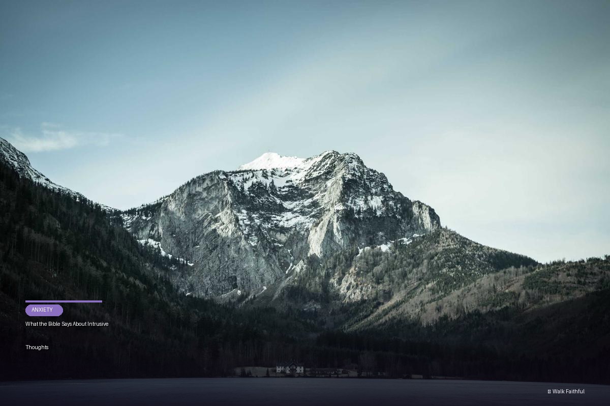 What the Bible Says About Intrusive Thoughts