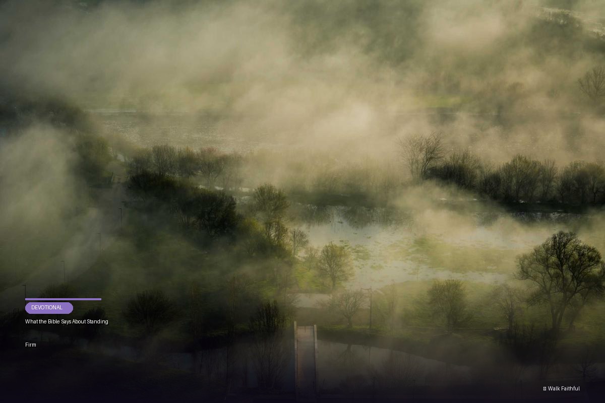 What the Bible Says About Standing Firm