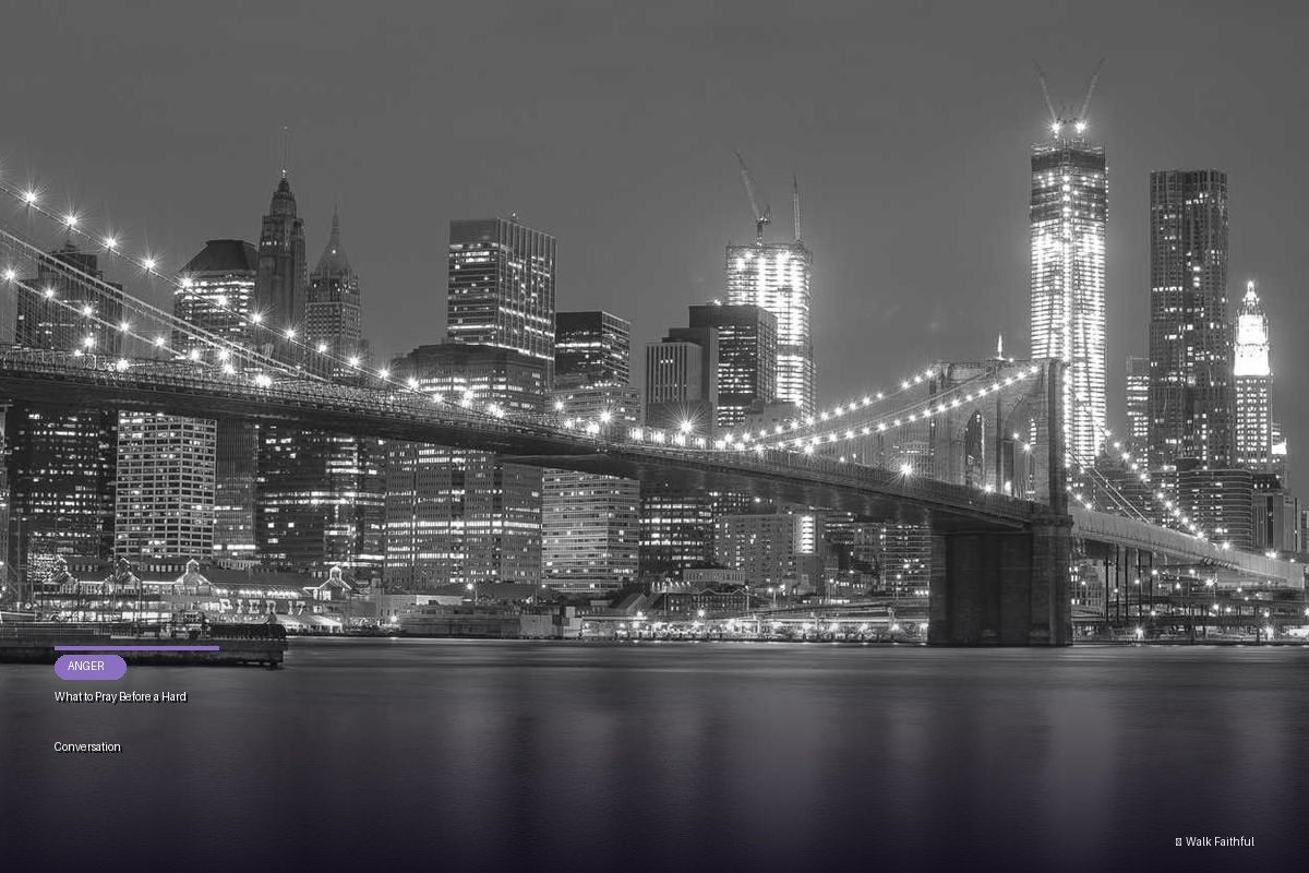 What to Pray Before a Hard Conversation