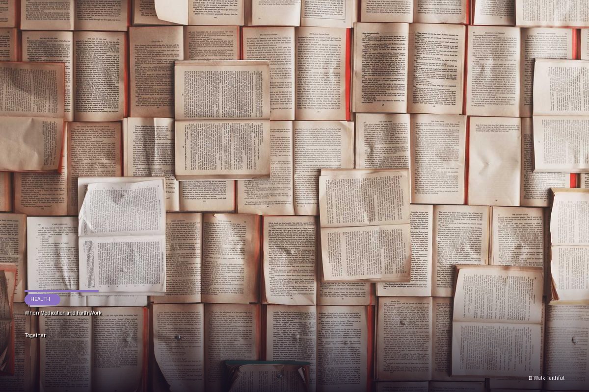 When Medication and Faith Work Together